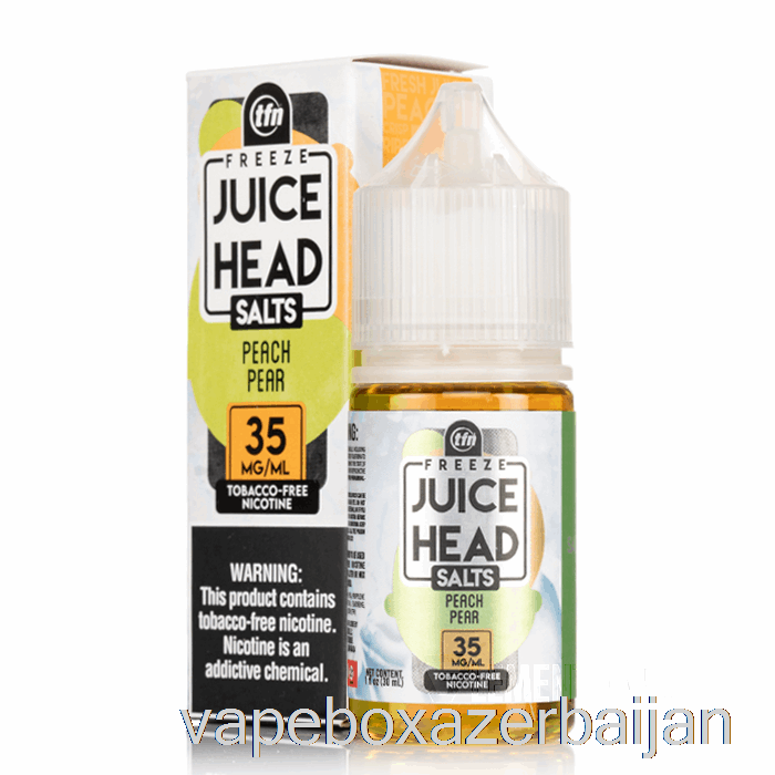 E-Juice Vape FREEZE Peach Pear - Juice Head Salts - 30mL 50mg